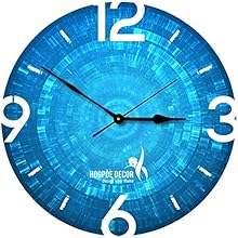 Hoopoe Decor Digital Feel Trendy Designer Wall Clock