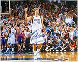Dirk Nowitzski Autographed/Hand Signed Dallas Mavericks vs Raptors 16x20 Photo