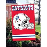 New England Patriots NFL Applique Banner Flag (44x28) (Throwback)