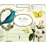 Birds Flora Fauna Vintage Look Cavallini Set of 12 File Folders