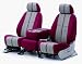 Coverking Custom Seat Covers Saddleblanket Solid Wine Best fitted for 1984 to 1988 Corvette