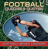 2012 Football Quizzes And Boxed calendar