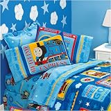 Thomas Train 5PC TWIN BEDDING SET Comforter Sheets Sham NEW Boy