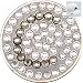 Bella Swarovski Crystal Golf Ball Marker & Hat Clip - Initials Collection - C (Graphite)