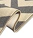 Custom Size Grey Chevron Zig Zag Rubber Backed Non-Slip Hallway Stair Runner Rug Carpet 22 inch Wide Choose Your Length 22in X 6ft