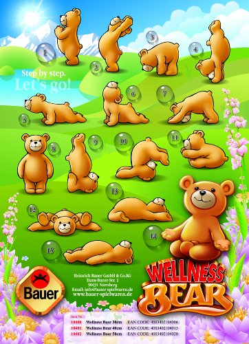 Imagen 3 de Heinrich Bauer 10402 - Oso de peluche gimnasta (50 cm) [Importado de Alemania]