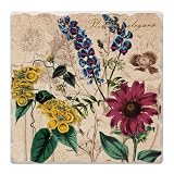 Botanical Tumbled Tile Trivet