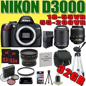 Nikon D3000 10.2MP Digital SLR Camera