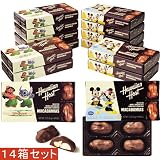 ハワイアンホースト・「リロ＆スティッチ」「ミッキー＆ミニー」マカダミアナッツチョコ１４箱セット