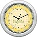 Baby : Personalized Gingham Nursery Clock ~ Bumble Bee ~