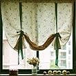 Gorgeous Rose Satin Adjustable Pull-up Curtain 57"x79"