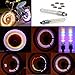 AOR POWER #AR127 Multicolor Bicycle Tire Valve Stem LED Cap Lights, Bike Wheel Lights, 2-Pack