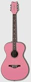 Daisy Rock Pixie Acoustic Guitar, Powder Pink Daisy Rock Pixie Acoustic Guitar, Powder Pink