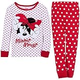 Disney Polka Dot Minnie Mouse Girl’s (2-10) 2 Piece Pajama Set