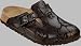 Papillio Clogs ''Boston'' aus Velours in silk flowers mocca mit schmalem Fussbett