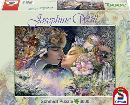 Schmidt Spiele 58861 - Josephine Wall, Der Kuss, 3000 Teile Puzzle