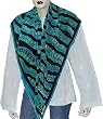 Foulard Scarf for Women in Square Crepe Silk 44 x 44 inches (sqsrf097)