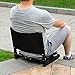 Ohuhu Stadium Seats Bleacher Seat Chairs with Backs and Cushion, Folding & Portable, 1 Pack