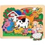 Farm Animals - Jigsaw Raised Wooden Puzzle