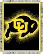 Colorado Golden Buffaloes Focus Series Throw Blanket - NCAA College Athletics Fan Shop Merchandise