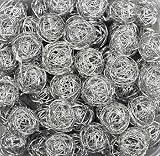 Produkt-Bild: Drahtb&auml;lle, Drahtkugeln. Ca 30 mm. 10 St&uuml;ck. Farbe:SILBER