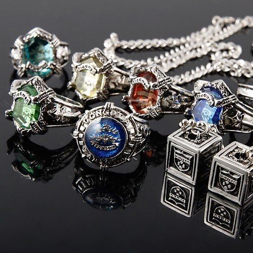 Cool Katekyo Hitman Reborn Vongola Deblocking Rings Set With 2 Caskets & Ring Necklac by LAIE