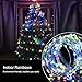 LED String Lights 33ft with 100 LEDs, S&G Battery Operated Fairy String Lights Decorative Copper Wire Starry Lights with Remote Control 8 Modes for Bedroom Wedding, Patio, Parties ( RGB)