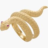 Cleos Gold Snake Ring