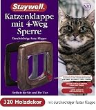 Eigenschaften Staywell  / STAYWELL 320 Katzenklappe 4-Wege *Holzdekor* #08175