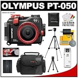 Olympus PT-050 Underwater Housing Case for the XZ-1 Digital Camera with Battery + Case + Tripod + Accessory Kit