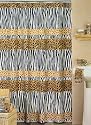 Funky Animal Print Leopard Cheetah Zebra Shower Curtain
