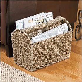 <b>Whitney Design Banana Leaf Magazine Rack - Natural</b>