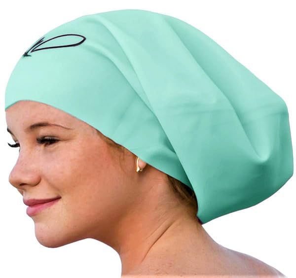 Long Hair Swim Cap Swimming Caps For Women Men Extra Large