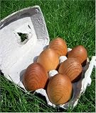 Good Eggs - natural wood eggs in a recyclable carton