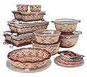 Temp-tations Old World 24-piece Complete Oven- To-table Set, Crasnberry