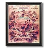 Buffalo Bill Old West Vintage Ad #3 Western Home Decor Wall Picture Black Framed Art Print