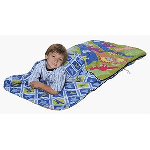 Bazoongi Kids Dinosaur Valley Sleeping Bag