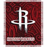 Houston Rockets NBA Triple Woven Jacquard Throw (Tattoo Series) (48x60")"