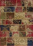 18" x 28" Rectangular Momeni VINTAVIN-4MTI1828 Power Loomed Egyptian "Vintage Collection" Rug