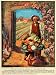 1935 Print Seed Produce Peter Henderson Man Wheelbarrow Flowers Garden Field Art - Original Color Print