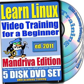 Learn Linux Systems for a Beginner Video Training and Two Certification Exams Bundle, Mandriva Edition. 5-disk DVD Set, Ed.2011