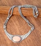 Rose quartz necklace, 'Inspiring Romance'