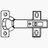 Liberty Hardware Mfg 10100 1-3/8 European 110 Full Overlay Hinge