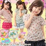 ひとめ惚れTシャツ決定☆花柄TシャツJrD-231|K