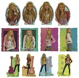 Disney Hannah Montana Stickers - 12 Diecut Vending Machine Stickers