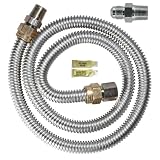 Watts Dormont 20-3122KIT-48 Gas Dryer Installation Kit 48-Inch Length by 1/2-Inch Supply