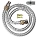 Watts Dormont 20-3122KIT-48 Gas Dryer Installation Kit 48-Inch Length by 1/2-Inch Supply