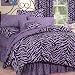 Purple Zebra + Leopard - Complete Bedding Set - Twin