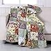 Greenland Home Blooming Prairie Quilted Patchwork Throw
