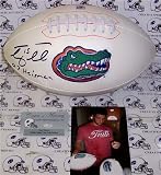 Tim Tebow Autographed/Hand Signed Florida Gators Logo Football